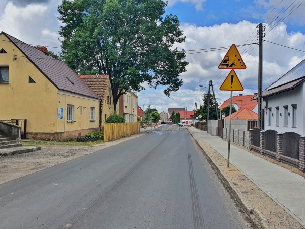 Remont drogi w Ciosańcu