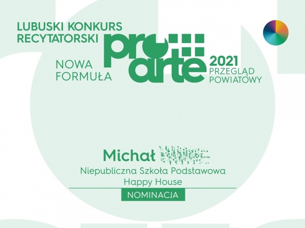 ProArte - konkurs recytatorski (wyniki)